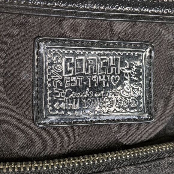 Coach Signature Daisy Poppy Backpack - Picture 4 of 13